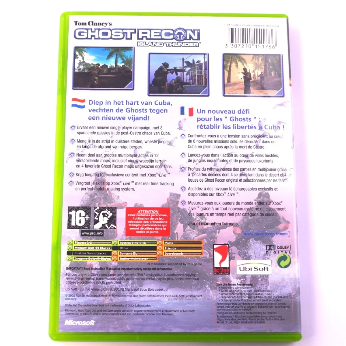 Xbox Classic - Tom Clancy's Ghost Recon: Island Thunder - Ubisoft - productfoto 2