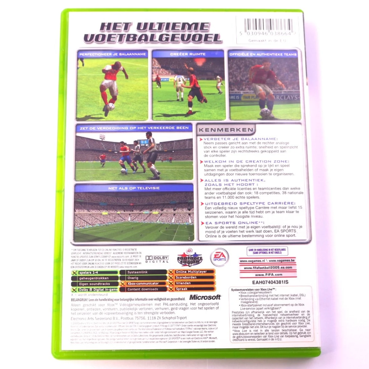 Xbox Classic - FIFA Soccer 2005 - productfoto 2