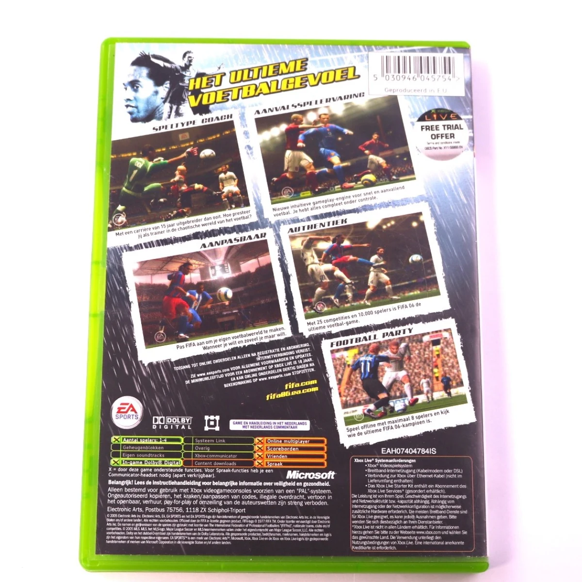 Xbox Classic - FIFA Soccer 06 - productfoto 2