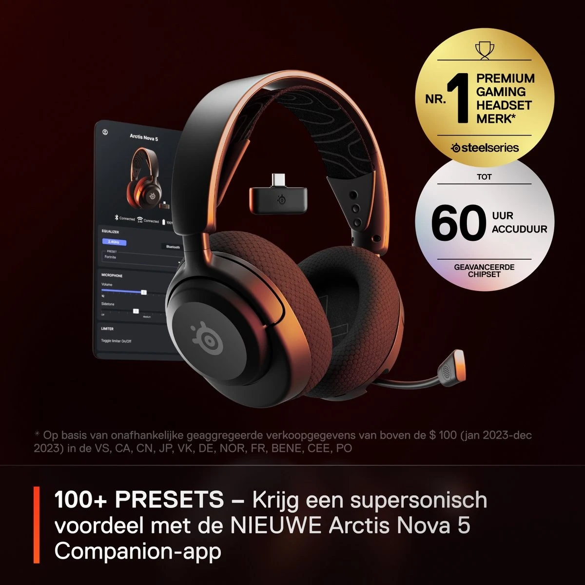 Arctis Nova 5 Wireless - SteelSeries - productfoto 2