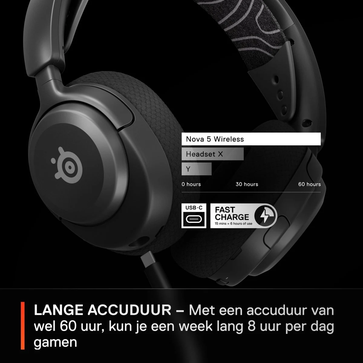Arctis Nova 5 Wireless - SteelSeries - productfoto 4