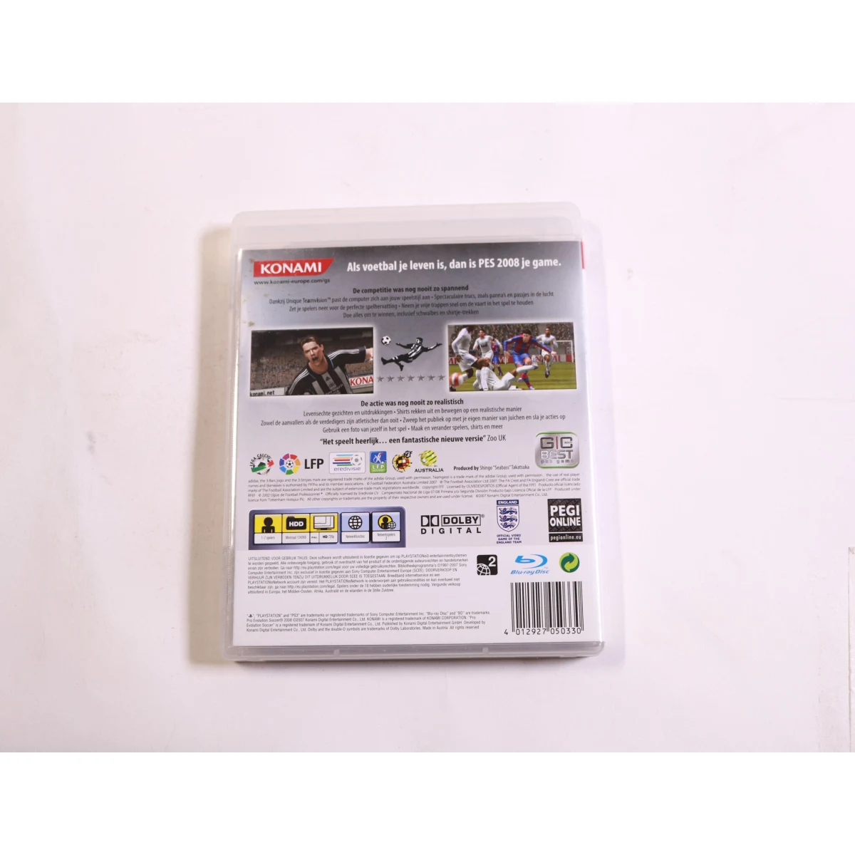 PlayStation 3 - Pro Evolution Soccer 2008 - productfoto 3