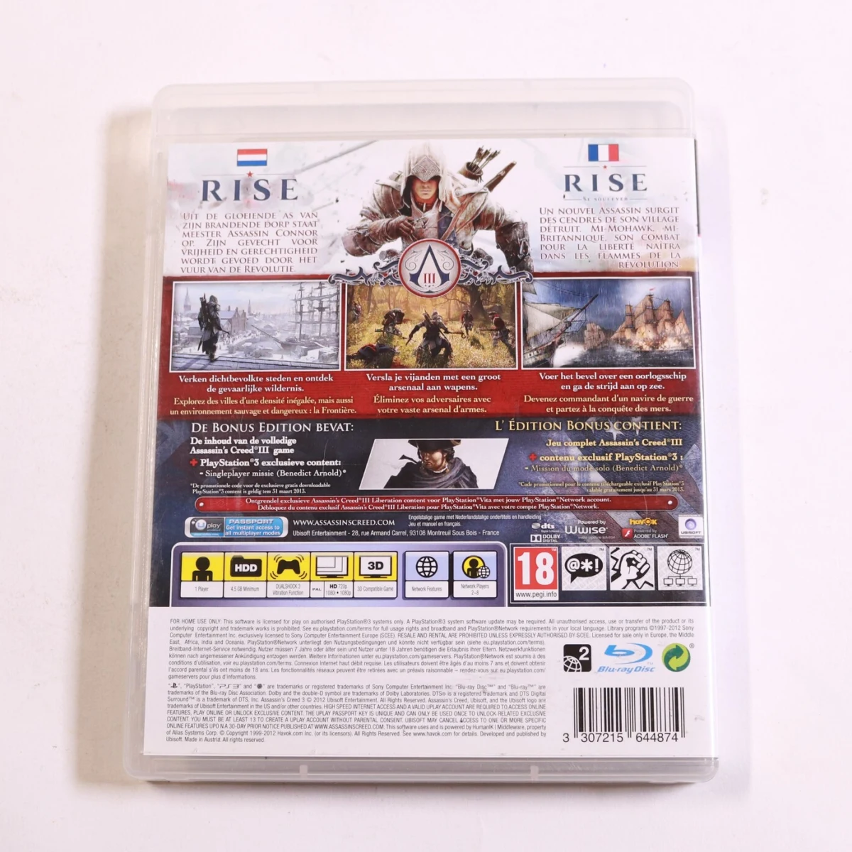 Playstation 3 - Assassin's Creed III - productfoto 3
