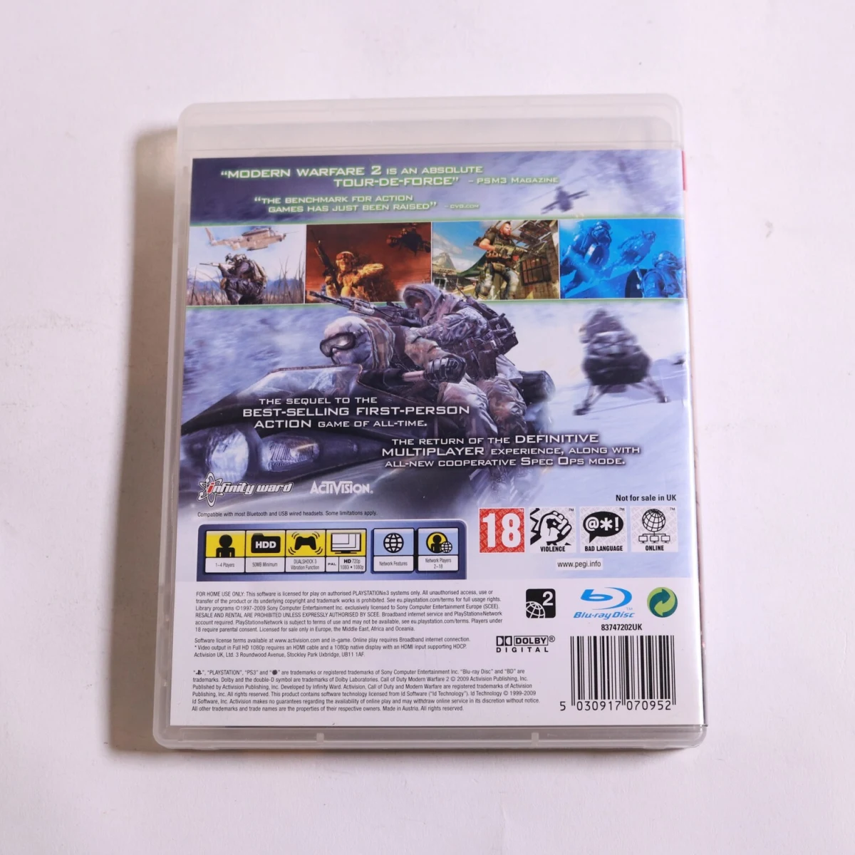 Playstation 3 - Call of Duty Modern Warfare 2 - Infinity Ward - productfoto 3