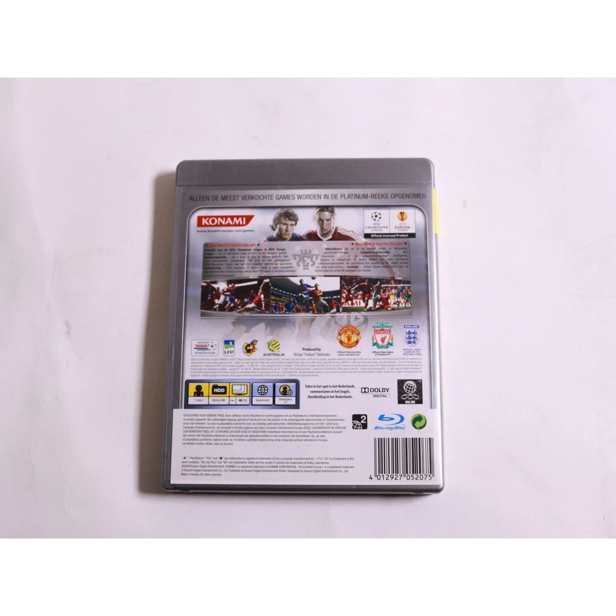 Playstation 3 - PES 2010 Pro Evolution Soccer [Platinum] - productfoto 3