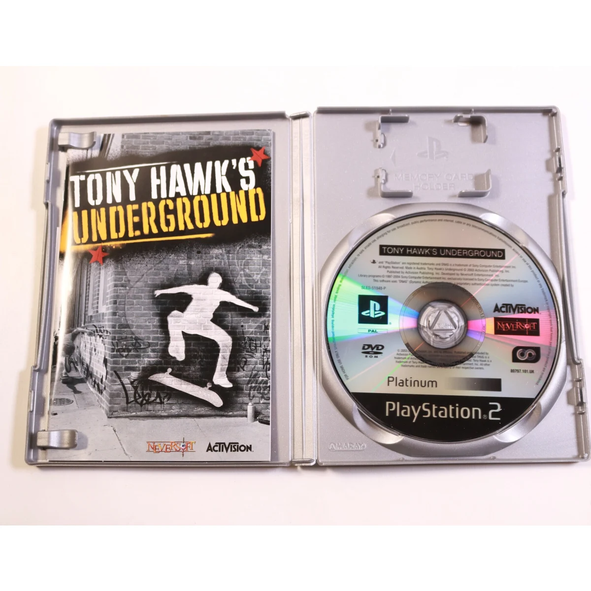 Playstation 2 - Tony Hawk's Underground [Platinum] - productfoto 2