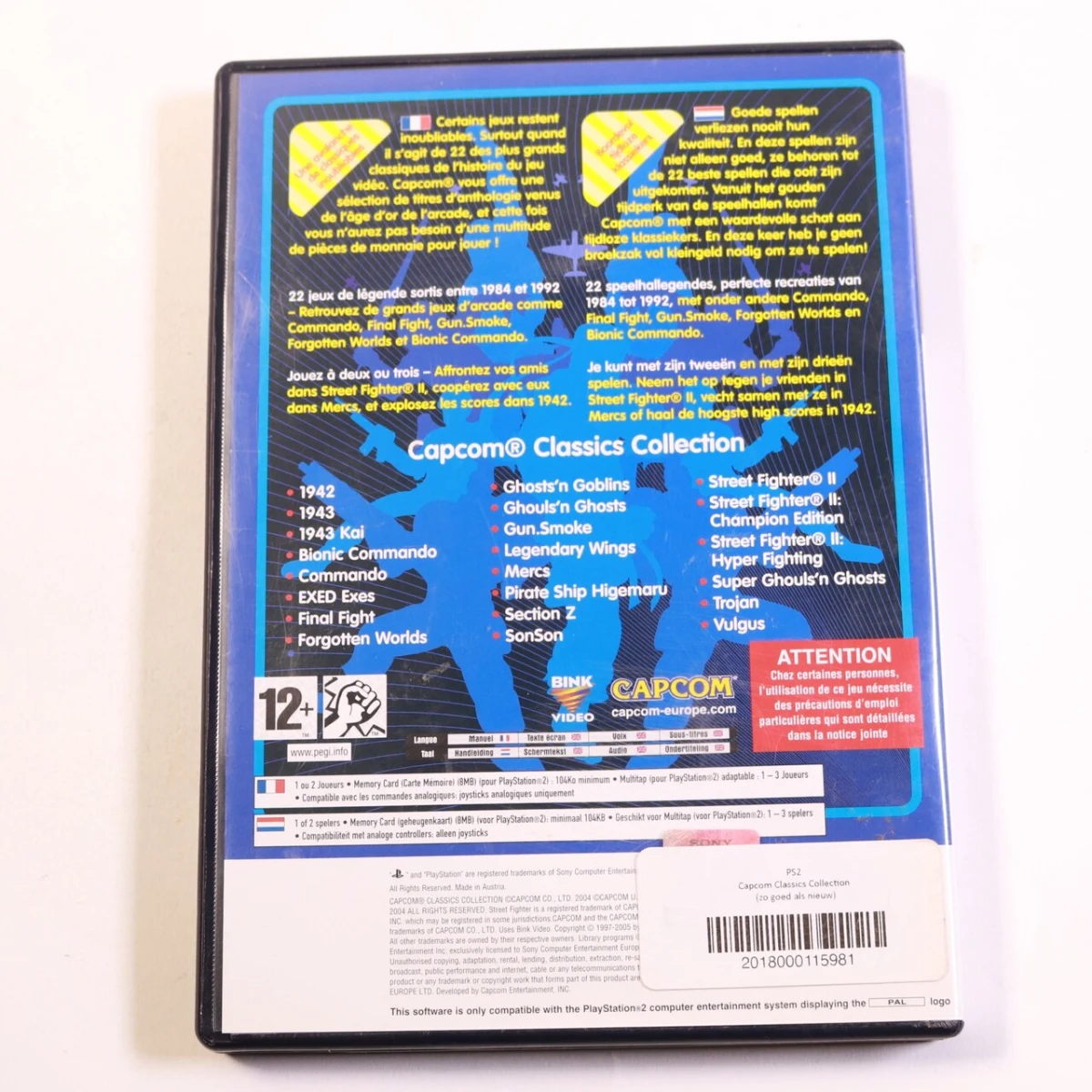 PlayStation 2 - Capcom Classics Collection - productfoto 3