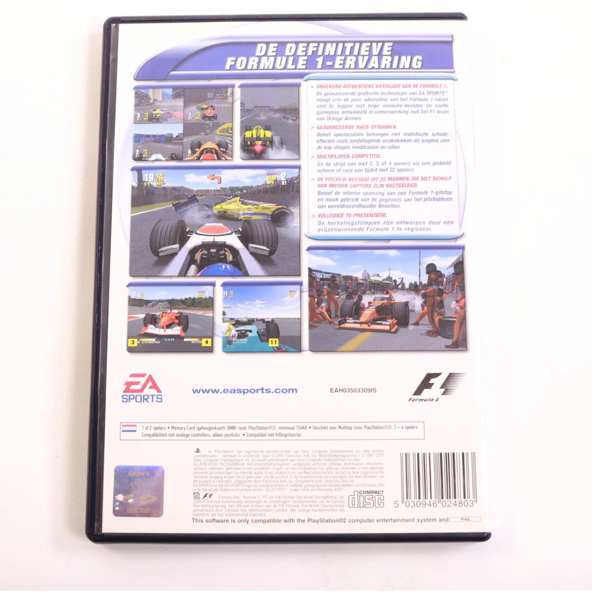 PlayStation 2 - F1 Championship Season 2000 - productfoto 3