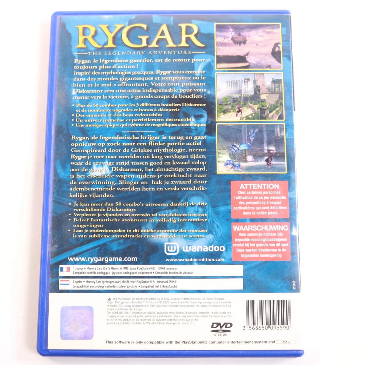 PlayStation 2 - Rygar: The Legendary Adventure - productfoto 3