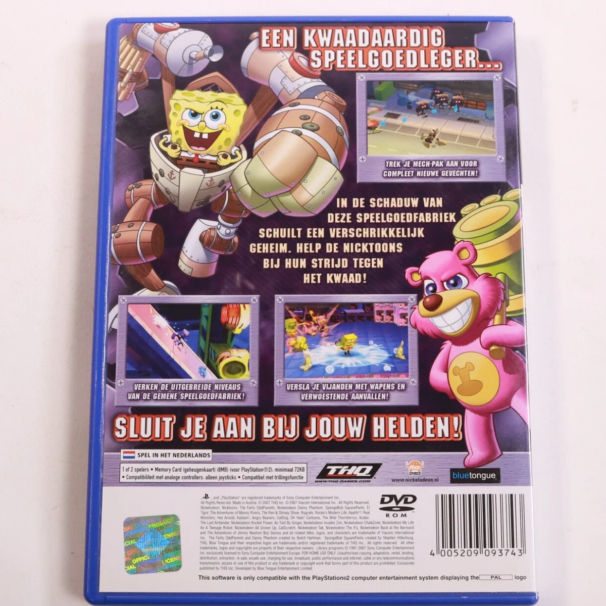 PlayStation 2 - Spongebob en zijn vrienden: Aanval van de Speelgoedrobots - productfoto 3