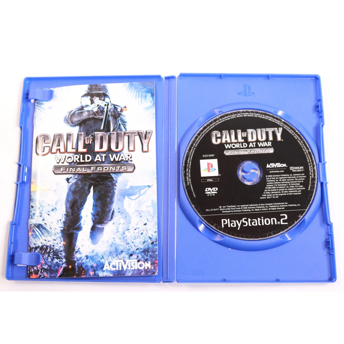 Playstation 2 - Call of Duty World At War Final Fronts - productfoto 2