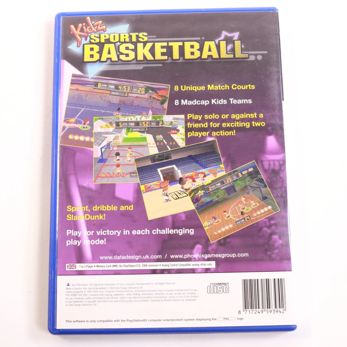 PlayStation 2 - Kidz Sports Basketball - productfoto 3