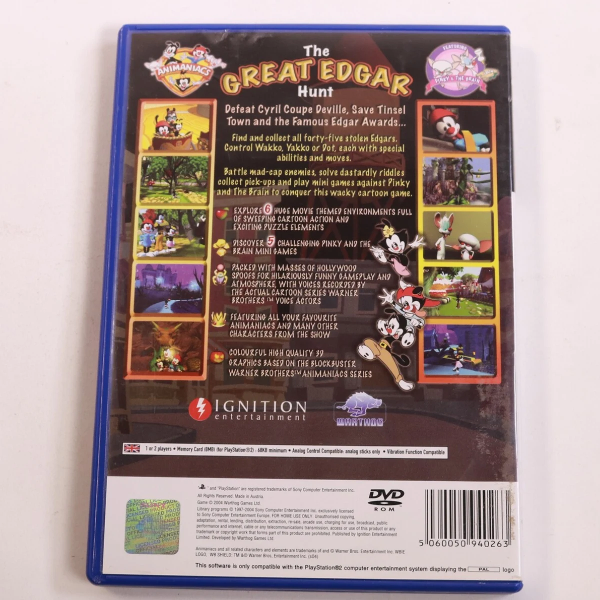 Playstation 2 - Animaniacs: The Great Edgar Hunt - productfoto 3