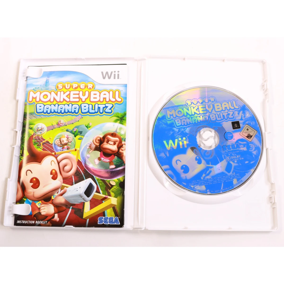 Wii - Super Monkey Ball: Banana Blitz - productfoto 2