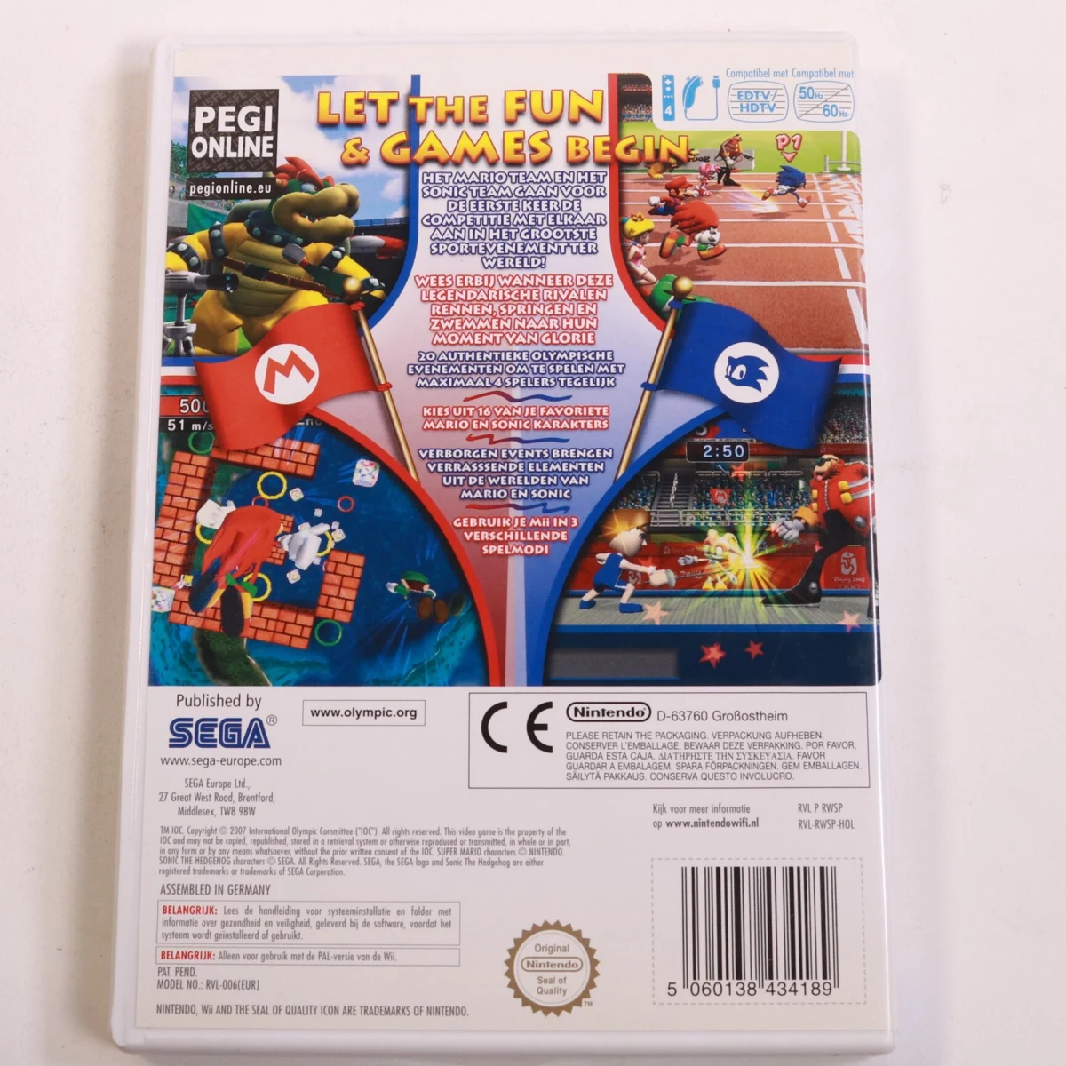 Wii - Mario & Sonic at the Olympic Games - productfoto 3