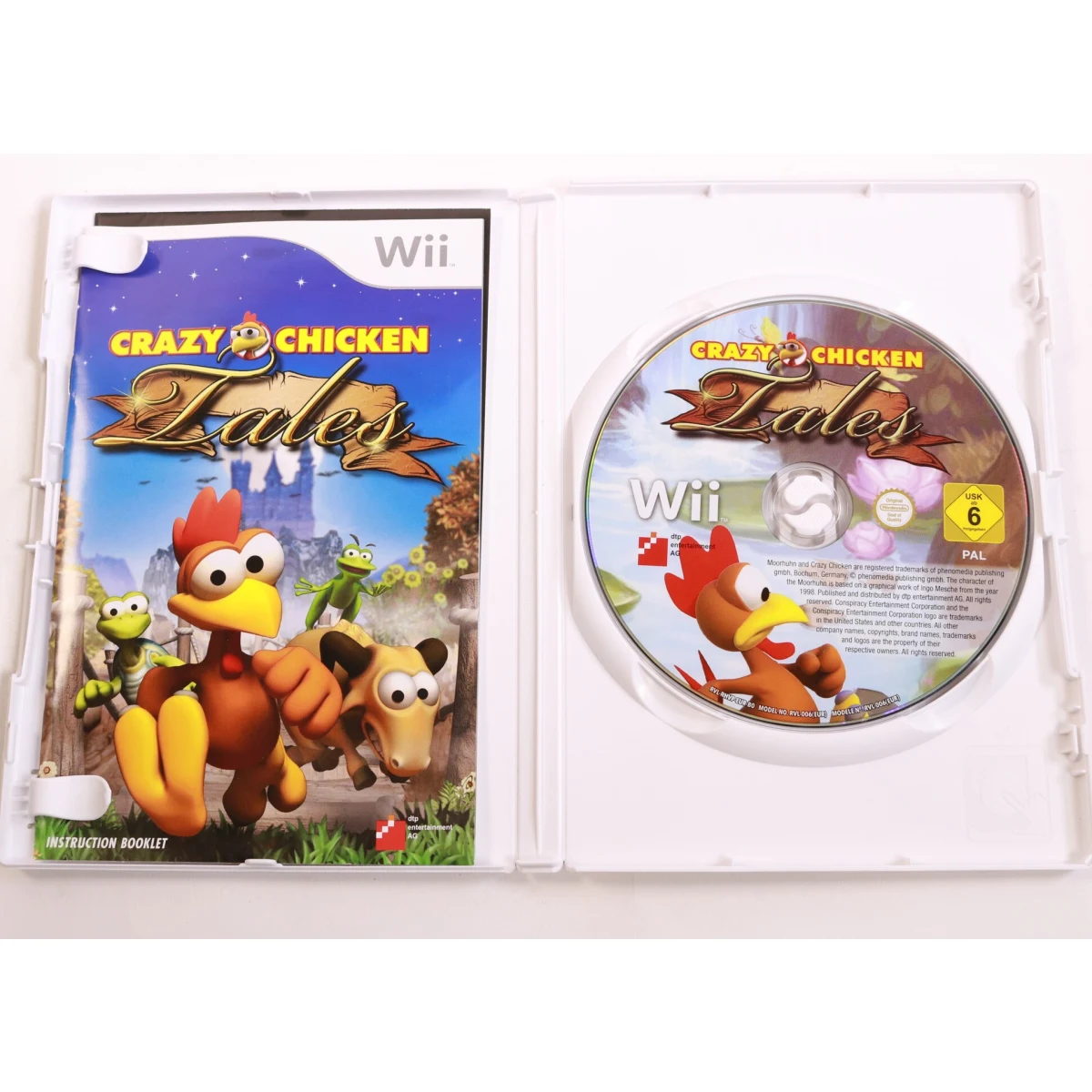 Wii - Crazy Chicken Tales - productfoto 2