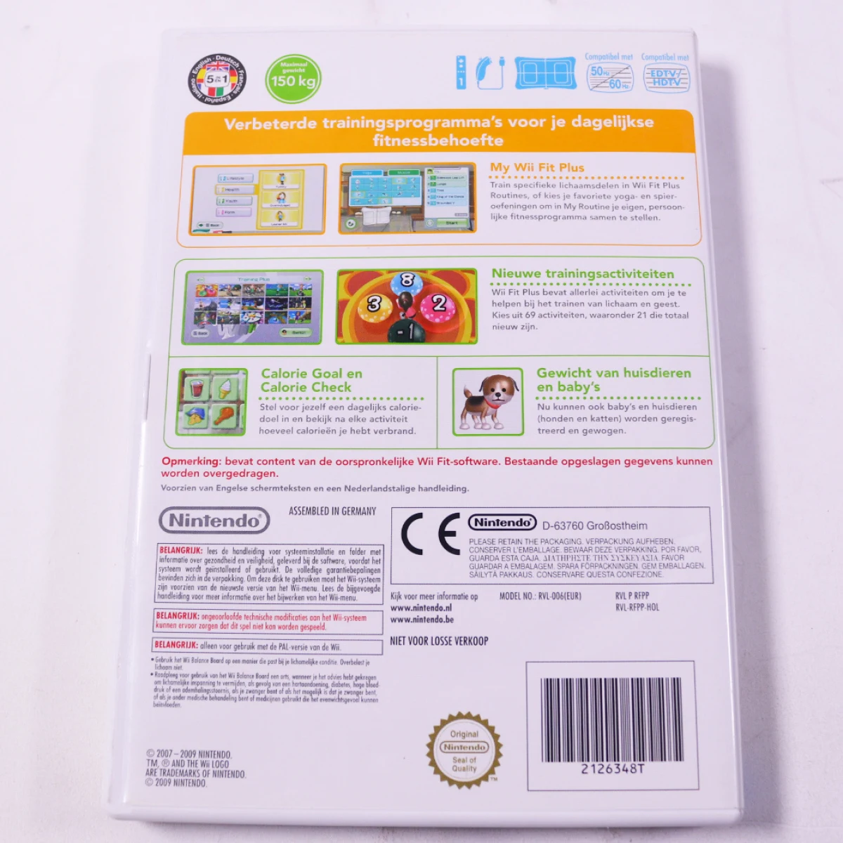 Wii - Wii Fit Plus - productfoto 3