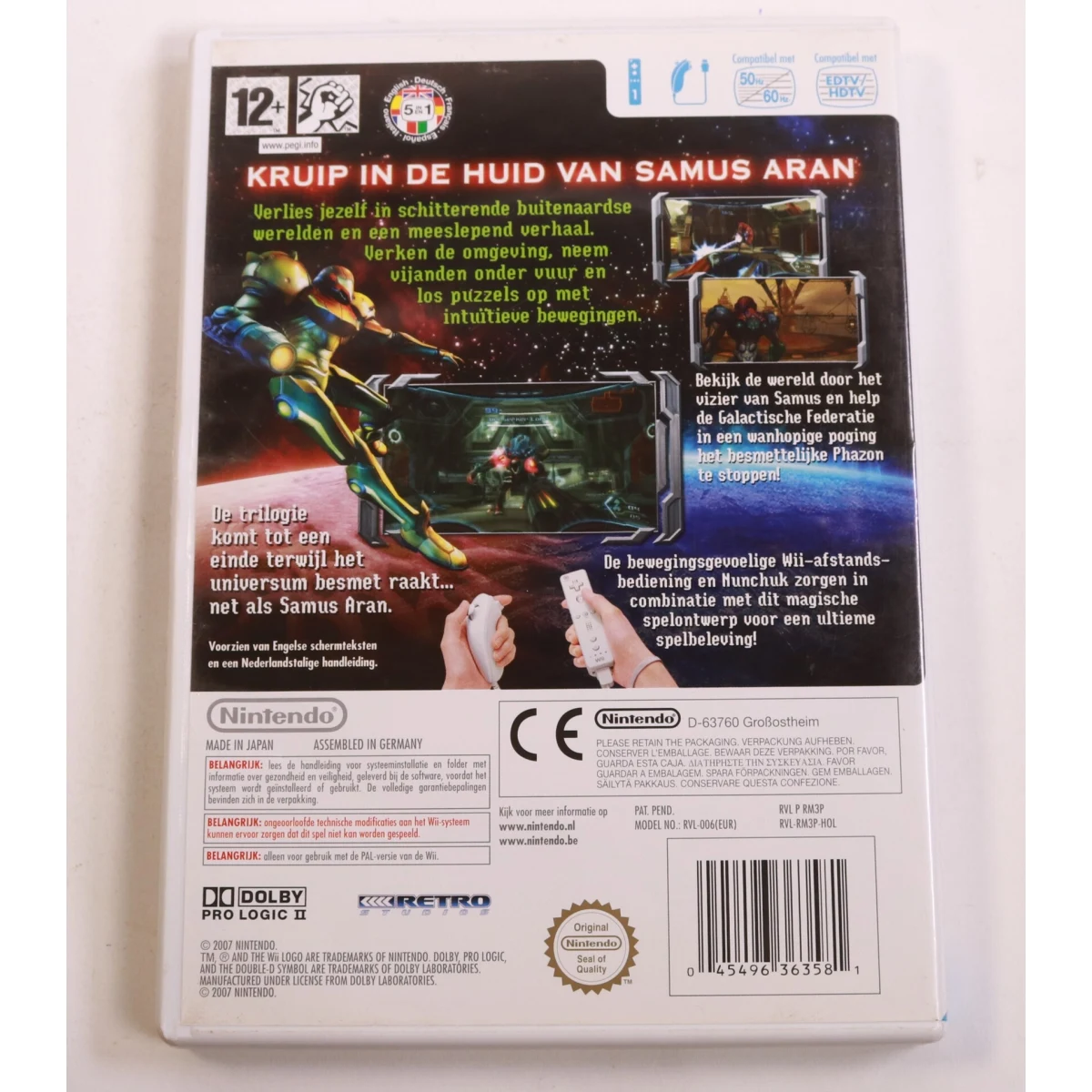 Wii - Metroid Prime 3: Corruption - productfoto 3
