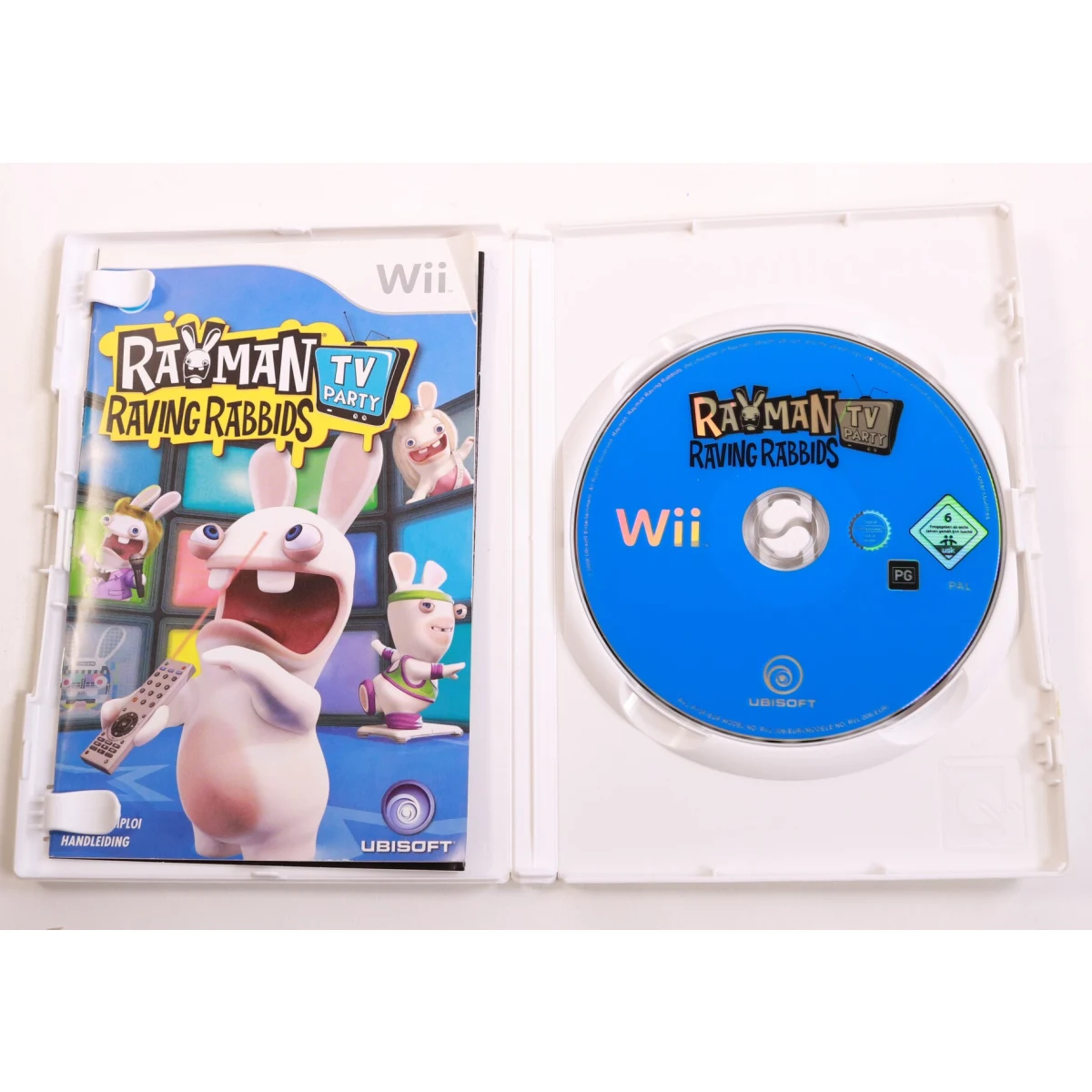 Wii - Rayman Raving Rabbids - productfoto 2