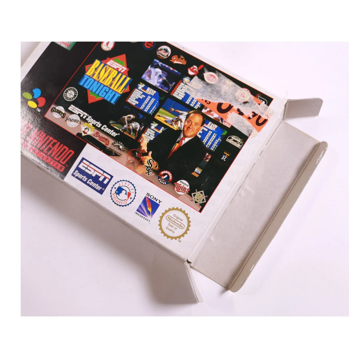 SNES - ESPN Baseball Tonight - Boxed CIB - productfoto 4