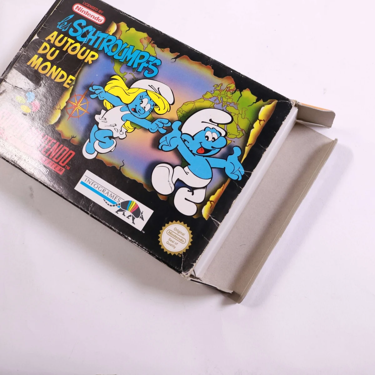 SNES - Les Schtroumpfs: Autour du Monde - Boxed CIB - productfoto 8