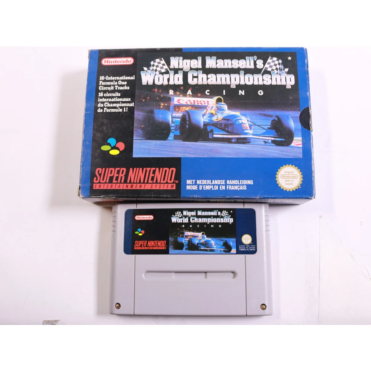 SNES - Nigel Mansell's World Championship Racing - Boxed