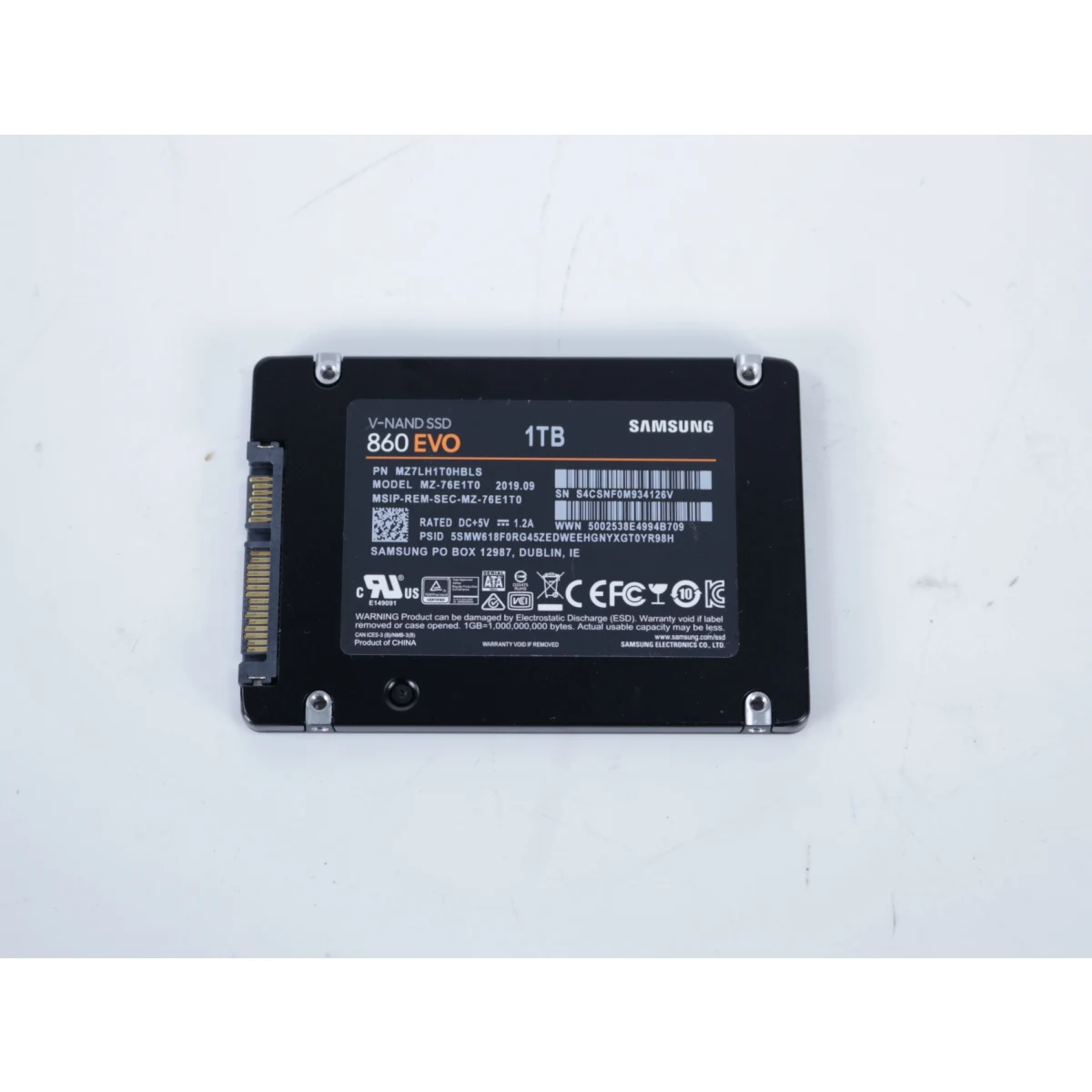 860 EVO 1TB SSD [Tweedekansje]