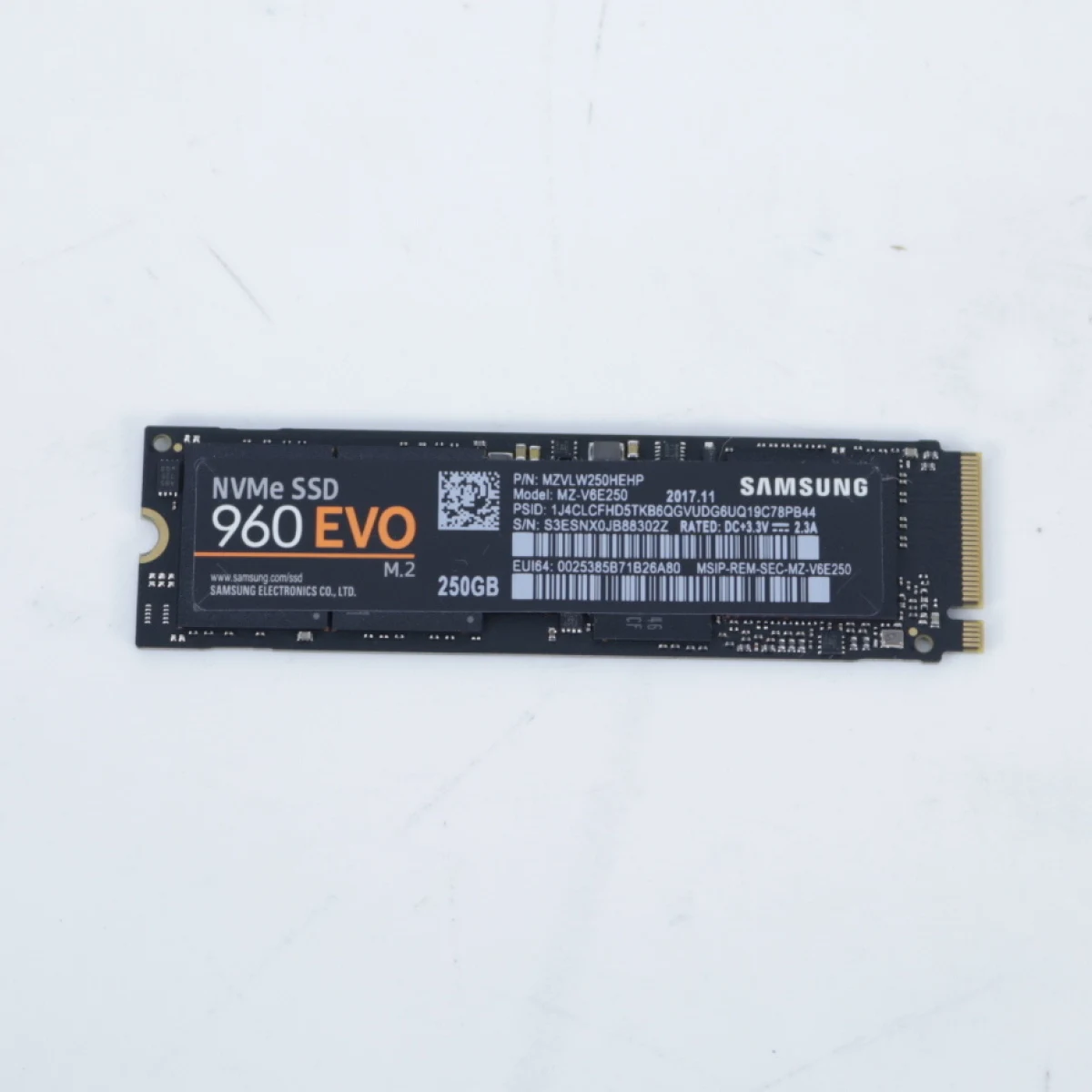 960 EVO NVMe SSD 250GB [Tweedekansje]
