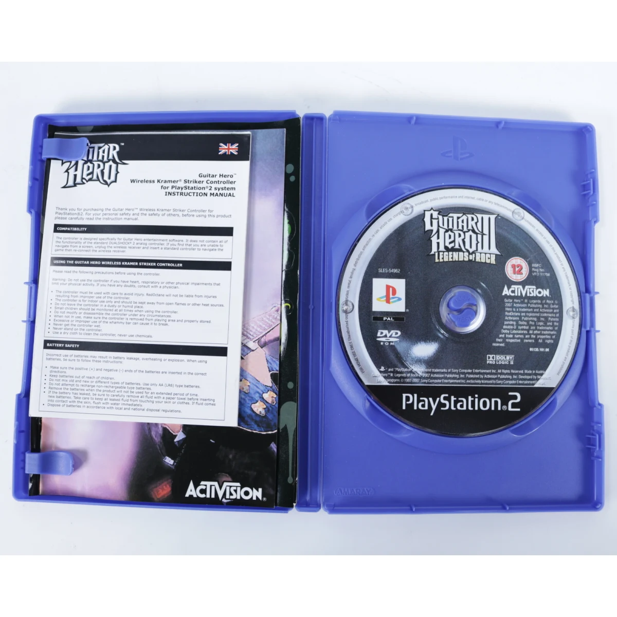 Playstation 2 - Guitar Hero III Legends of Rock - productfoto 3