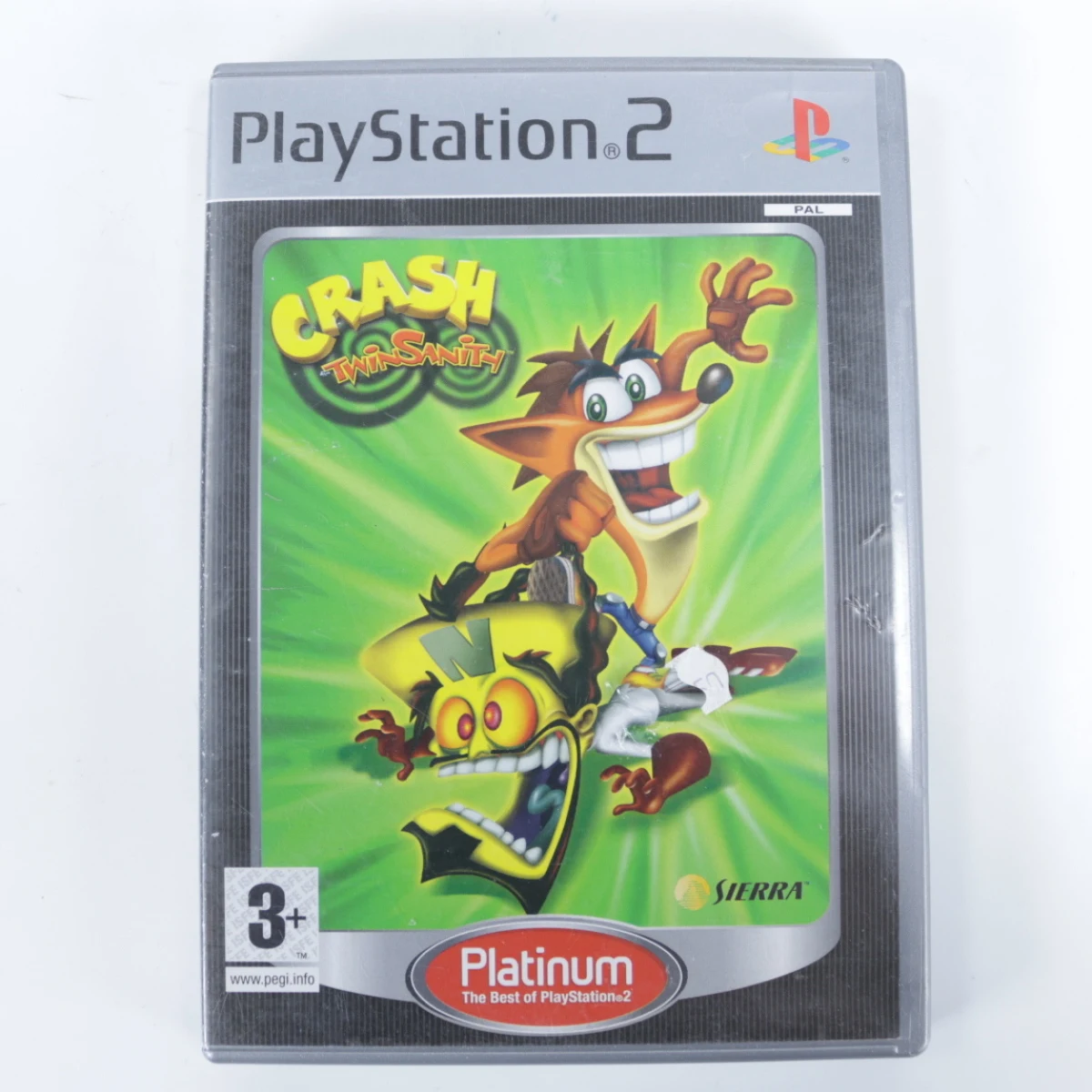 Playstation 2 - Crash Twin Sanith[Platinum][No Manual]
