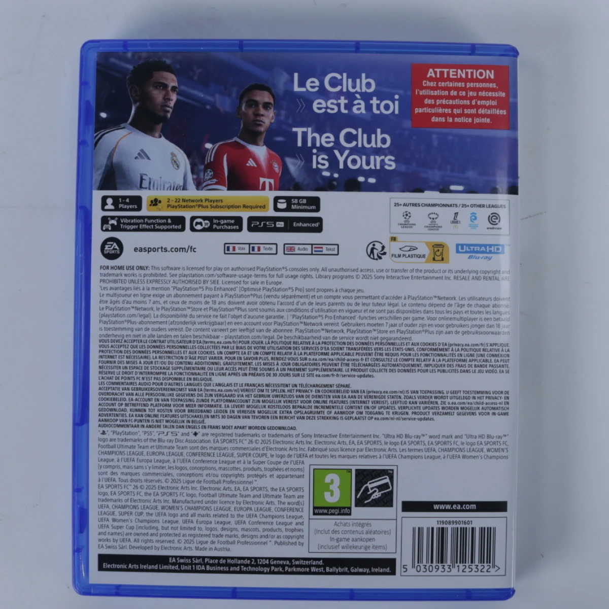 Playstation 5 - FC26 - productfoto 3