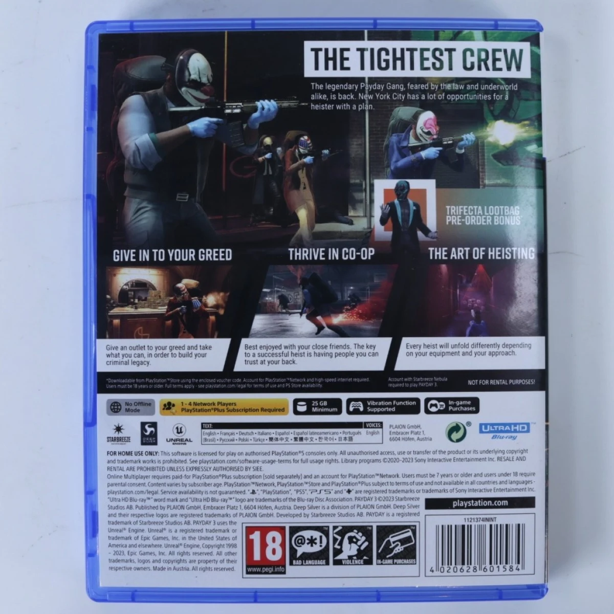 Playstation 5 - Payday 3 Day One Edition - productfoto 3