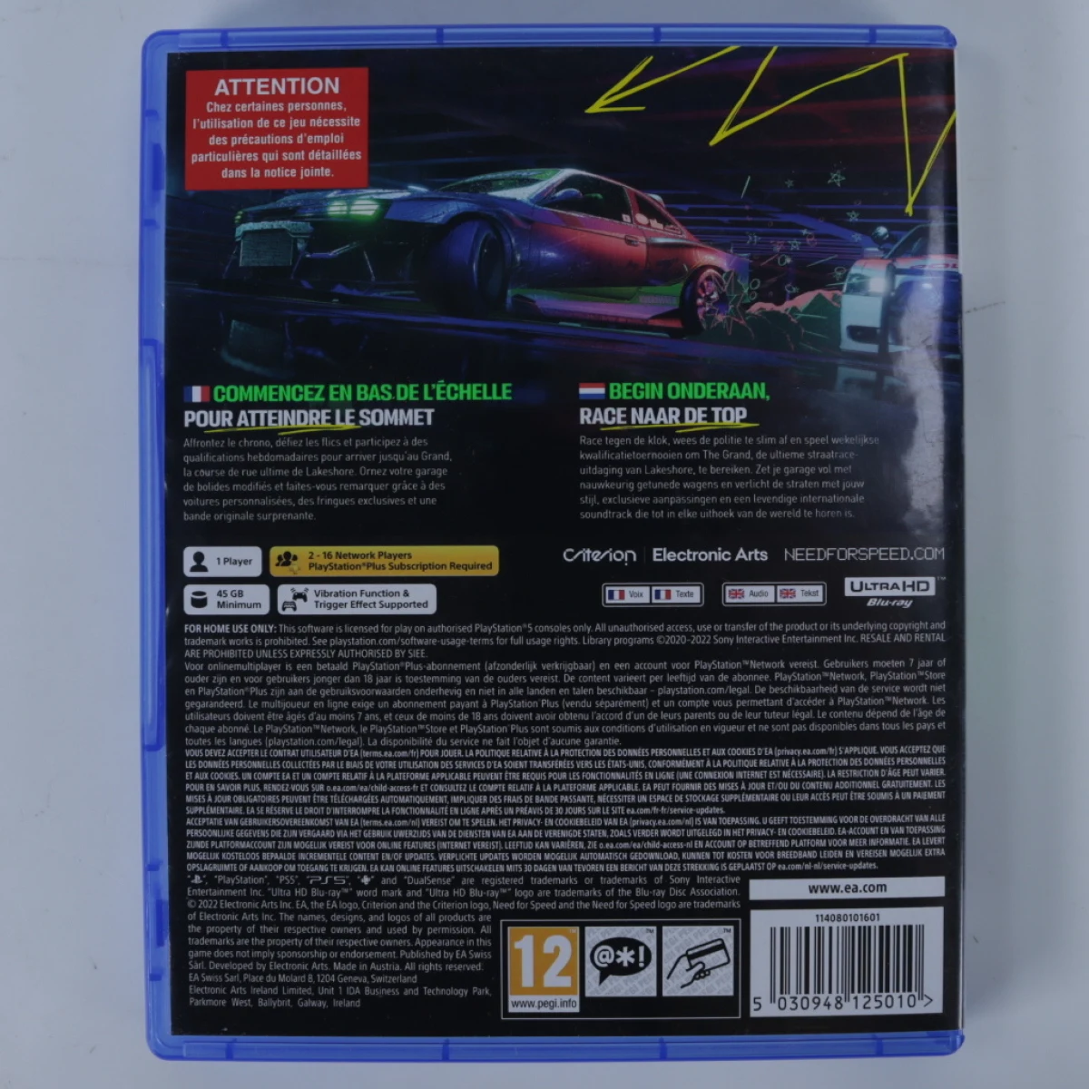 Playstation 5 - NFS Unbound - productfoto 3
