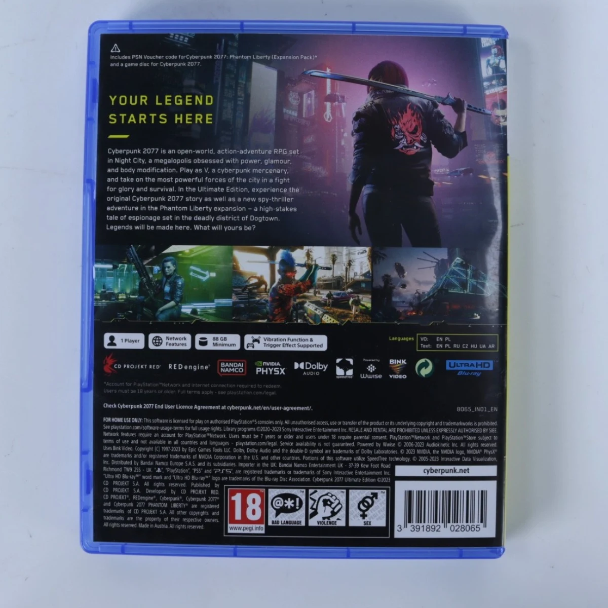 Playstation 5 - Cyberpunk - productfoto 3
