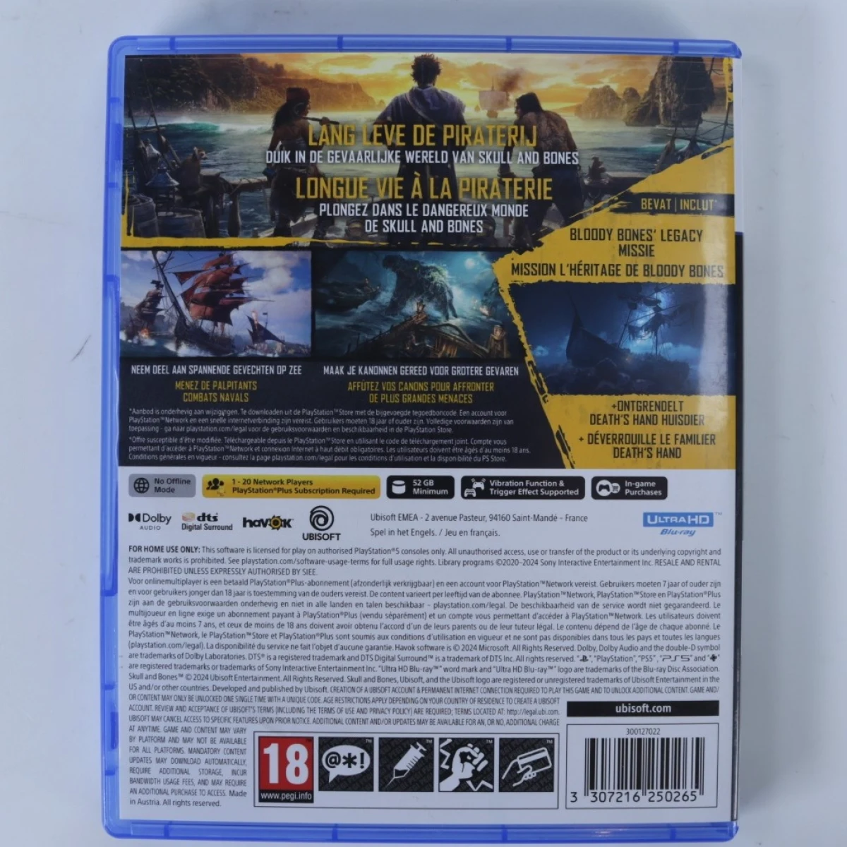 Playstation 5 - Skull And Bones (No Manual) - productfoto 3