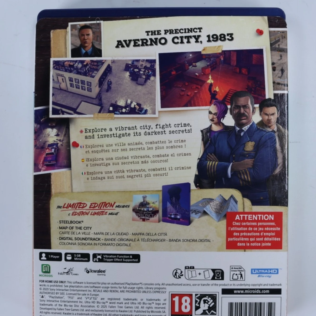 Playstation 5 - The Precinct Limited Edition - productfoto 2