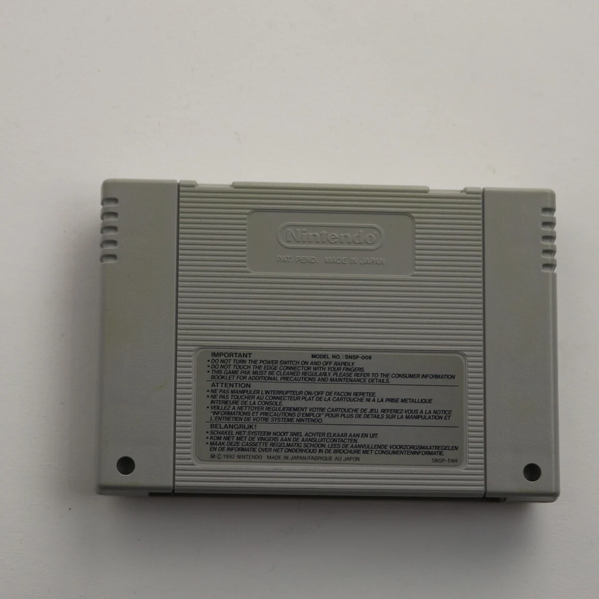 SNES - Kentou-Ou World Champion - Famicom - Culture Brain - productfoto 2