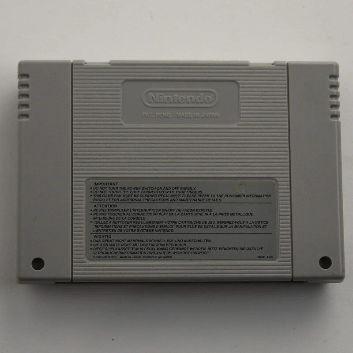 SNES - International Superstar Soccer - Konami - productfoto 2