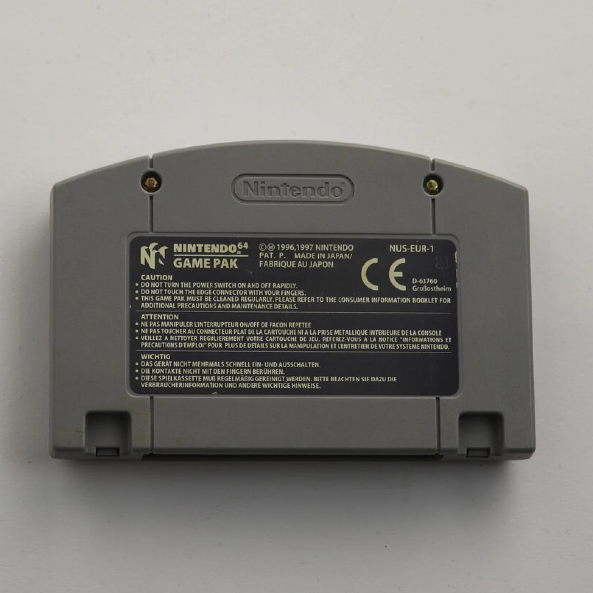 N64 - F1 Pole Position 64 - Human Entertainment - productfoto 2