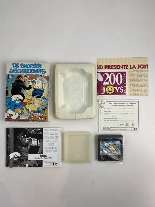 SEGA Game Gear - Smurfs  - Les Schtroumpfs - Boxed CIB