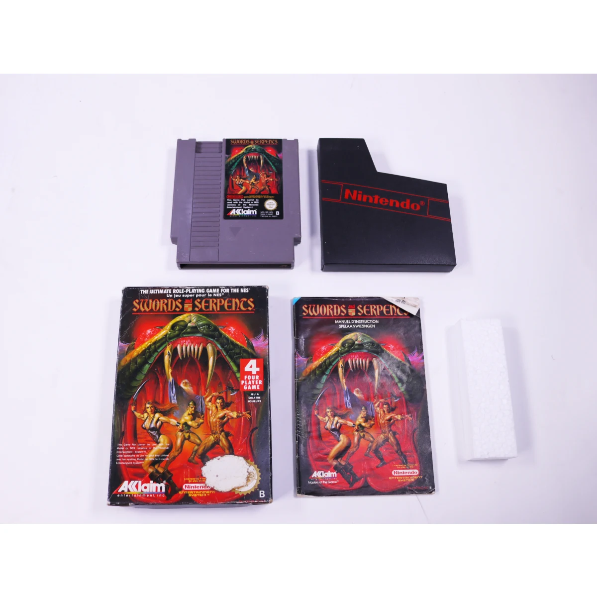 NES - Swords And Serpents - Boxed CIB