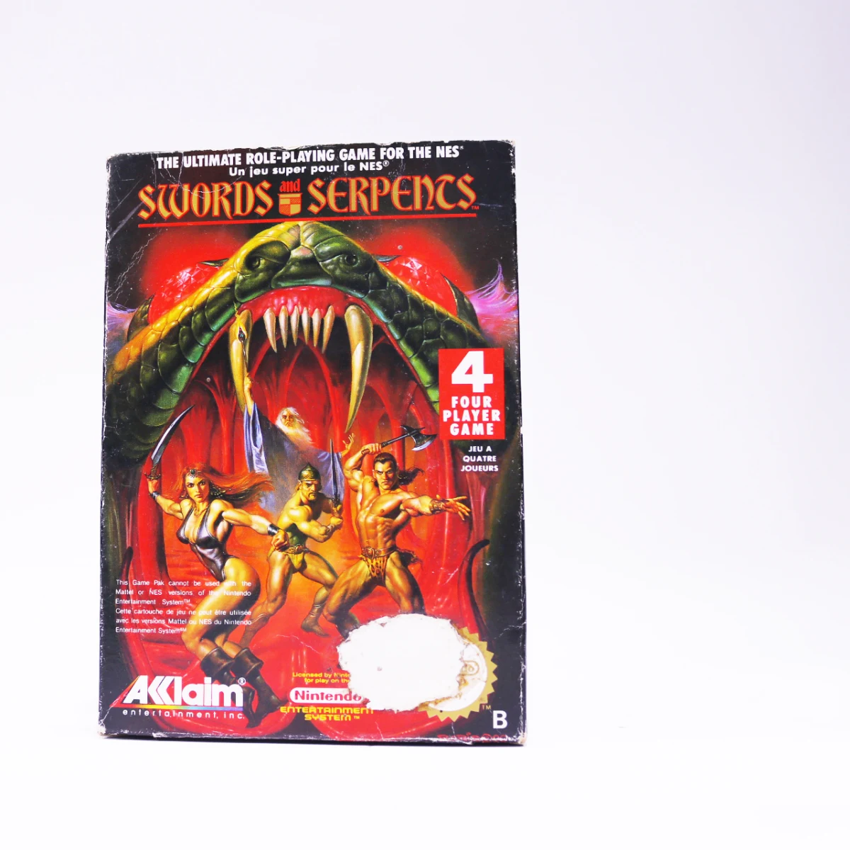 NES - Swords And Serpents - Boxed CIB - Interplay Productions - productfoto 9