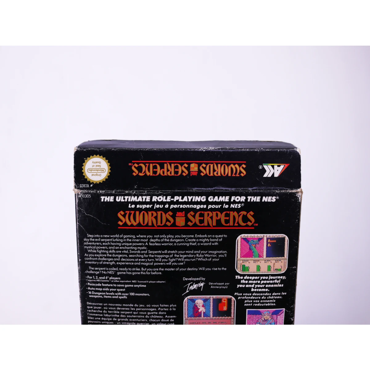 NES - Swords And Serpents - Boxed CIB - Interplay Productions - productfoto 6