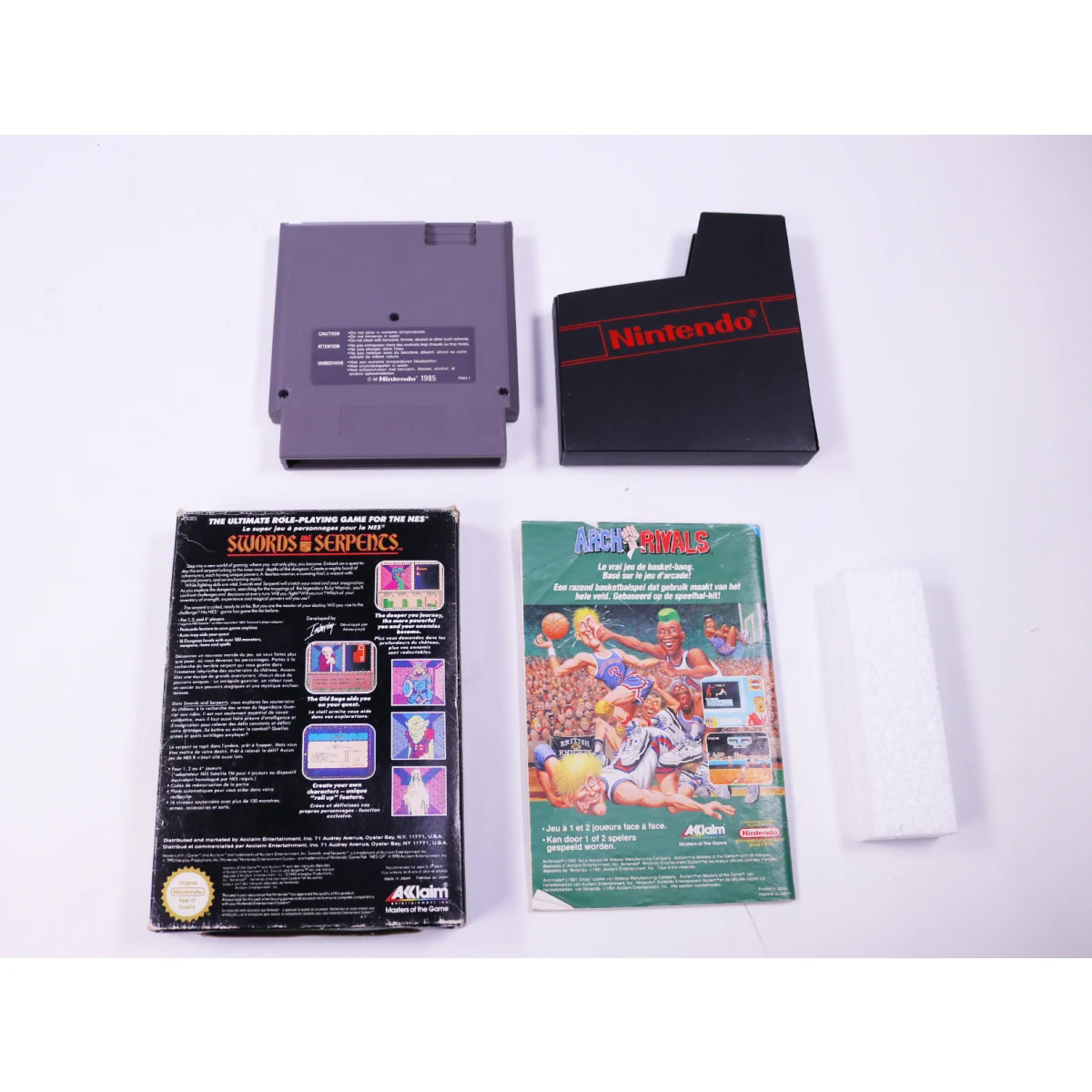 NES - Swords And Serpents - Boxed CIB - Interplay Productions - productfoto 2
