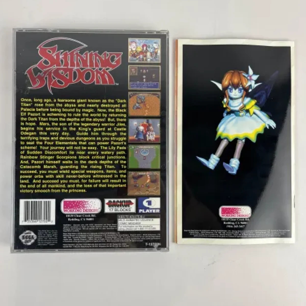 SEGA Saturn - Shining Wisdom - Sega - productfoto 2