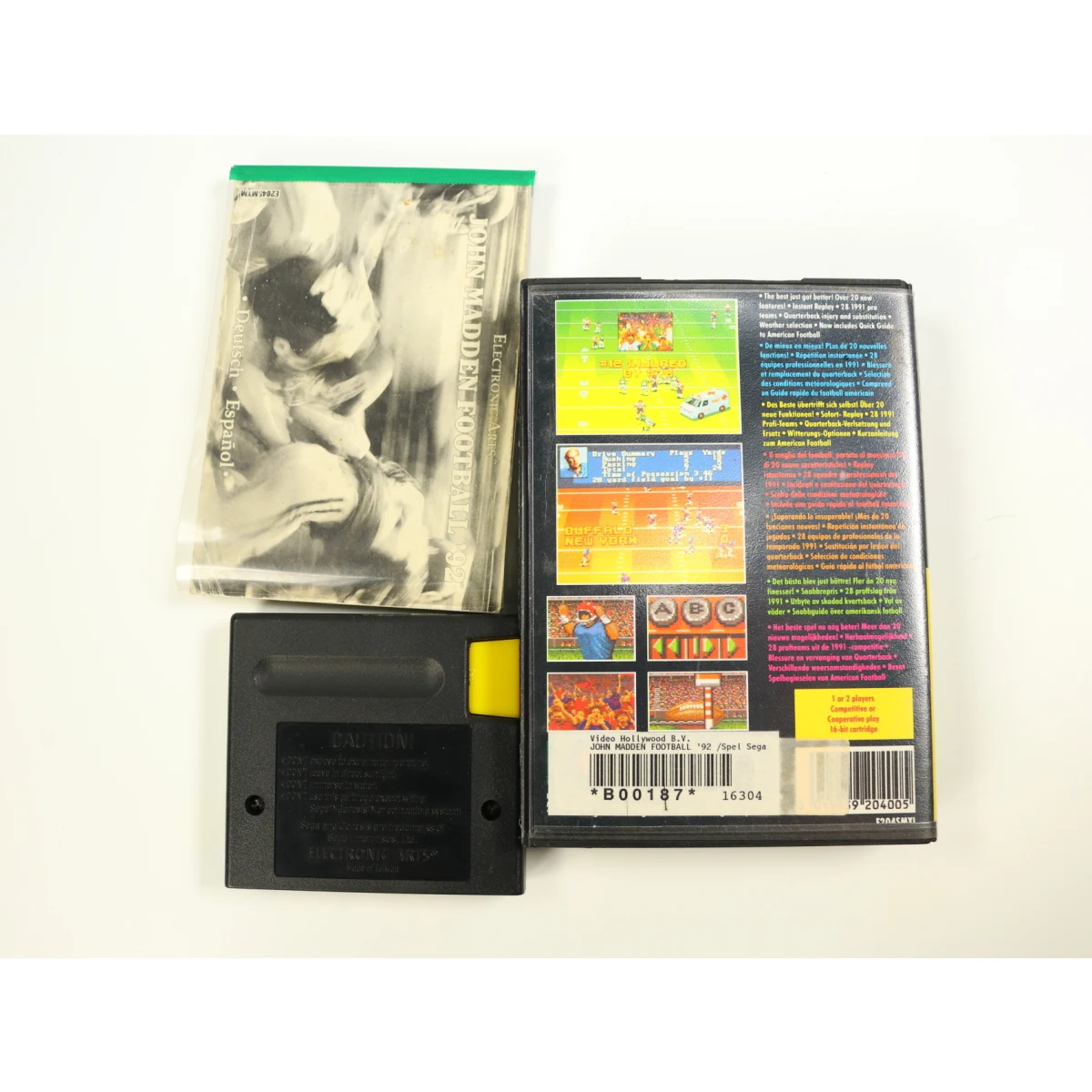 John Madden Football '92 - Electronic Arts - productfoto 2