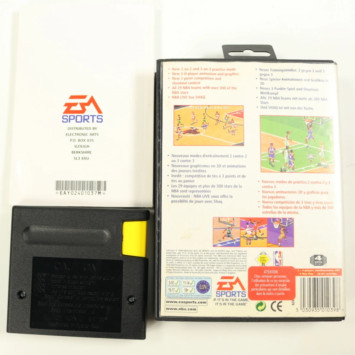 SEGA Genesis - NBA Live 97 - EA Sports - productfoto 2