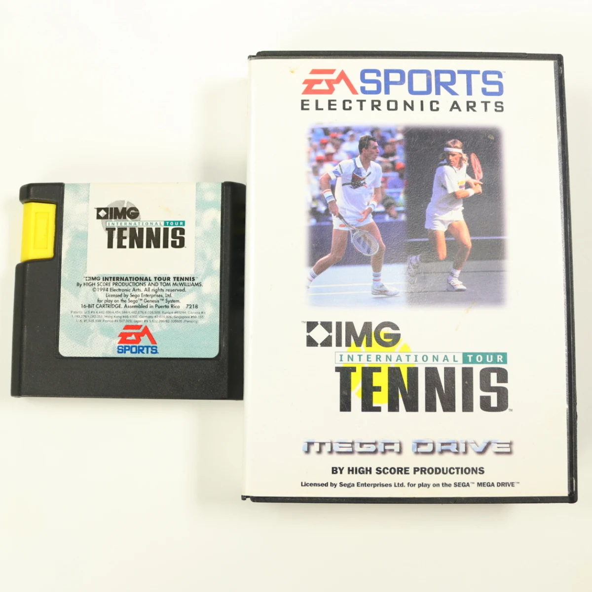 SEGA Genesis - IMG International Tour Tennis [No Manual]