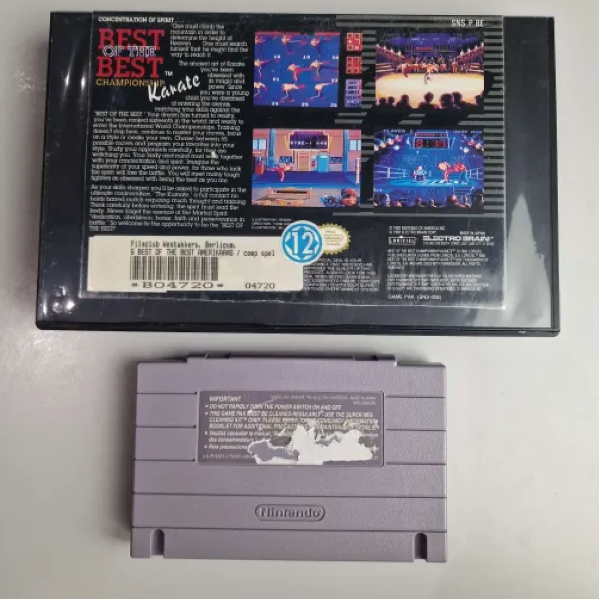 SNES - Best Of The Best Championship Karate - USA - Plastic Boxed - Loriciels - productfoto 2