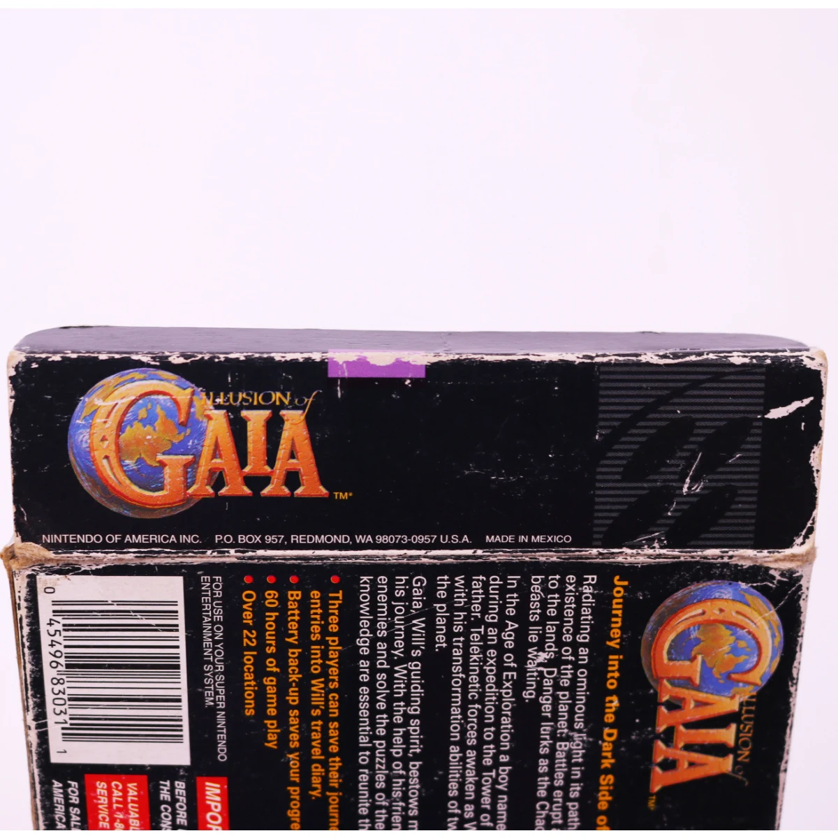 SNES - Illusion of Gaia - USA - Boxed CIB - Quintet - productfoto 8